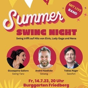 Summer Swing Night - 65. Geburtstag der Volksbühne Friedberg