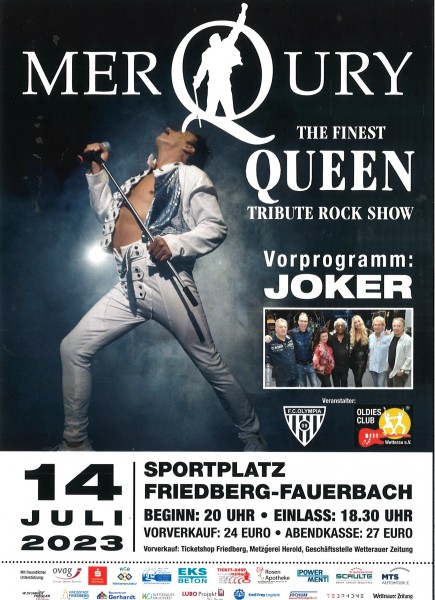 MerQury The Finest Queen Tribute Rock Show